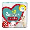 Produktbild: Pampers Pants Windeln Größe 3 (6-11kg), 62 Stück, Schutz & Komfort Pampers in Einfach anzubringenden Windeln