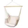 Produktbild: HOBEA-Germany Hängesessel Hängesessel Toskana (Hängesessel mit Kissenhüllen), Inkusive Kissenhüllen beige 110 cm