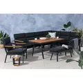 Produktbild: Gardissimo NARA XL Ecklounge Gartenmöbel Sitzgruppe Holzoptik braun rechts