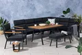 Produktbild: Gardissimo Hohe Dining Aluminium Lounge Nara XL Rechts, Inklusive Bank, Sessel und Wasserabweisender Kissen