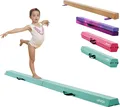 Produktbild: VEVOR Schwebebalken Gymnastik Kinder klappbar 2,35 m, 90,7 kg belastbarer Gymnastikbalken mit rutschfesten Unterseiten, Balance Balken Balancierbalken mit Tragetasche für Fitnessstudio, Mintgrün