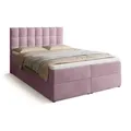 Produktbild: Bromarkt Boxbett, Rosa, Textil, H3, Höhe ca. 18 cm, 140x200 cm, Schlafzimmer, Betten, Boxspringbetten