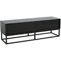 Produktbild: Oviala Tv-Schrank,, Schwarz, Holz, Rechteckig,Rechteckig, 140x45x40 cm, Wohnzimmer, TV Möbel