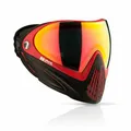 Produktbild: DYE i4 Pro Paintballmaske, Meltdown schwarz-rot