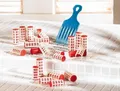 Produktbild: 20 er Packung  Thermo Lockenwickler + Kamm   Mikrowellengeeignet