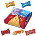 Produktbild: (29,30€/1kg) Milka Party Mix, Mini Schokoladen-Riegel, 143g Packung