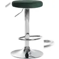 Produktbild: CLP Barhocker Ponte Samt-Bezug grün/chrom