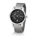 Produktbild: Kronsegler Vertigo Automatik Herren Armbanduhr Stahl Onyx mit Milanaiseband