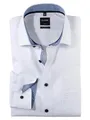 Produktbild: OLYMP Luxor Modern Fit Businesshemd Herren - Bügelfrei, Pflegeleicht, 100% Baumwolle - Langarmhemd Herren - Passend zum Anzug - Weiss 00