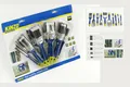 Produktbild: ★ ★ ★ PINSEL SET 10–TLG KINZO WARE SYNTHETIK-BORSTEN MALERPINSEL HOLZGRIFF