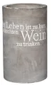 Produktbild: räder Flaschenkühler DAS LEBEN IST H 21 cm grau