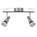 Produktbild: B.K.Licht - Deckenlampe für das Bad mit warmweißer Lichtfarbe, IP44, schwenkbar, LED Deckenleuchte, Lampe, Badlampe, Badezimmerlampe, Küchenlampe, Feuchtraumleuchte, 27,5x8x12,3 cm, Matt-Nickel-Chrom