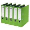 Produktbild: Leitz 5er Pack Ordner A4 80mm 600 Blatt FSC Karton Grün Schule & Büro