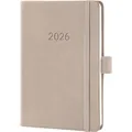 Produktbild: Sigel Wochenkalender 2026 C2661 1W/2S taupe 15.1x10.8cm (1 Woche / 2 Seiten) (C2661)