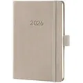 Produktbild: Sigel Wochenkalender Conceptum ca. A6 Hardcover taupe 2026.
