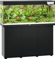 Produktbild: Aquariumkombination JUWEL Rio 240 SBX mit LED-Beleuchtung, Heizer, Filter und Unterschrank schwarz