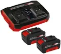 Produktbild: Einhell »PXC-Starter-Kit« Akku Starter-Set (2 St), 18 V, 4 Ah, inkl. Ladegerät