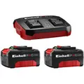 Produktbild: 2x 4,0Ah & Twincharger Kit, Set schwarz/rot