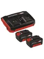 Produktbild: Einhell PXC-Starter-Kit 2x 4.0Ah & Twincharger Kit 1