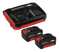 Produktbild: Einhell Akku Twinpack 2x Akku 4 Ah + Twincharger Kit - 4512112
