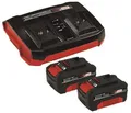Produktbild: EINHELL Starter Kit Power X-Change 2x18 V 4,0A h & 3A Twincharger