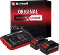 Produktbild: EINHELL 4512112 - Power X-Change Starter Set, 2x 4,0 Ah Akku, 1x Ladegerät