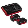Produktbild: EINHELL PXC-Starter-Kit 2x 4,0 Ah Akkus & Twincharger inkl. Akku und Ladegerät