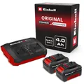 Produktbild: Einhell Starter Kit PXC Akkus 2x 4,0 Ah Twincharger 3A Power X-Change System 18V