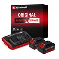 Produktbild: Einhell Starter Kit PXC 2x 4,0 Ah Akkus Twincharger 3A Power X-Change System 18V
