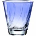 Produktbild: Leonardo Trinkglas Twist Wasserglas Saftglas Kalk-Natron-Glas Blau 215 ml 046967
