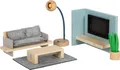 Produktbild: Small Foot Puppenhausmöbel Wohnzimmer aus Holz, Möbel-Set für das Puppenhaus, für Kinder ab 3 Jahren, 12633