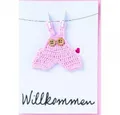Produktbild: Räder Geburtstagskarten Design Karte Glückwunsch Baby Welcome Rosa