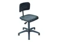 Produktbild: STIER Arbeitsstuhl mit Gleitern Sitzhöhe 440-630 mm PU-Sitz (904697)