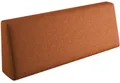 Produktbild: sunnypillow Palettenkissen für Gartenmöbel - Rückenkissen 120x40x20/10cm - Rückenpolster für Bett und Sofa - Palettenpolster für Palettenmöbel - Loungekissen mit abnehmbarem Bezug Orange