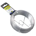 Produktbild: Verzinkter Eisendraht Silber Länge 80 m - Durchmesser 1 mm zum Binden und Umz...