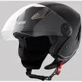 Produktbild: VEVOR Motorradhelm Motocross-Helme 3/4 Gesicht Größe L, Helme aus ABS mit Bluetooth-Schlitz & Wechselglas, DOT-geprüfter bequemer Motocross-Helm, für Jugendliche & Erwachsene schwarz