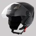 Produktbild: VEVOR Motorradhelm Motocross-Helme 3/4 Gesicht Grö_e L, Helme aus ABS mit Bluetooth-Schlitz & Wechselglas, DOT-geprüfter bequemer Motocross-Helm,
