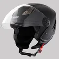 Produktbild: VEVOR Motorradhelm Motocross-Helme 3/4 Gesicht Größe L, Helme aus ABS mit Bluetooth-Schlitz & Wechselglas, DOT-geprüfter bequemer Motocross-Helm, für Jugendliche & Erwachsene schwarz