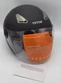 Produktbild: VEVOR Motorradhelm Helm Größe L Schwarz ABS mit Visier DEFEKT Visierhalterung