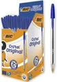 Produktbild: **AKTION** BIC Kugelschreiber Cristal Medium 50 Kulis Blau Strichstärke 0,4 mm