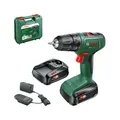 Produktbild: Bosch Akku-Bohrschrauber EasyDrill 18V-40, 2x PBA 18V 2.0Ah und Lader im Koffer