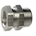 Produktbild: Schottverschraubung, G 1/4 A., G 1/8 I., Messing Vernickelt - Riegler