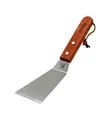 Produktbild: Valhal Outdoor Flexibler Spatel - Edelstahl/Holz - Echtlederkordel