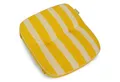 Produktbild: Herlag Hockerauflage Tilly, 55x50x7cm Blockstreifen Gelb-Gestreift Fleckschutz