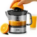 Produktbild: LEBENLANG Zitruspresse elektrisch - 2 Kegel & BPA-Frei I Hohe Saftausbeute I 700ml Orangenpresse elektrische Saftpresse Edelstahl für Zuhause I Entsafter Zitronenpresse Orangensaftpresse Fruchtpresse