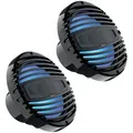 Produktbild: Hertz HMX 8-LD-TC | 20cm Hochleistungs Marine Koaxial Lautsprecher schwarz | RGB-LED