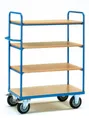 Produktbild: Fetra 8200 Etagenwagen Stahl pulverbeschichtet Traglast (max.): 400kg Brillantblau (RAL 5007)