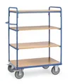 Produktbild: Fetra Etagenwagen 8200, 2 offene Wände, 4 Ladeflächen LxB 850x500 mm