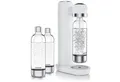 Produktbild: Arendo Wassersprudler Soda Maker mit 3x 1000 ml Flaschen, kompatibel mit 60l CO2 Zylindern, (Set, 4-tlg., Soda Maker, PET-Flasche), Soda Streamer + 3 Wasserflaschen, BPA-frei, fein dosierbar, Carbonator