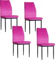 Produktbild: Esszimmerstuhl Madison Samt Pink 4er-Set